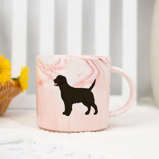 Chocolate Labrador Gift For Dog Lover Marble Mugs