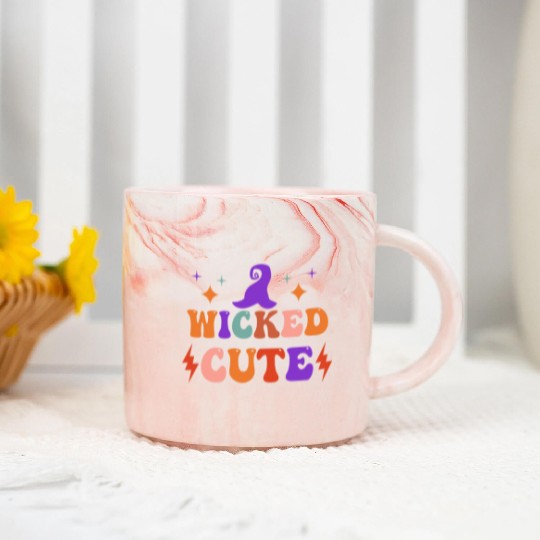 WICKED CUTE Marble Mugs