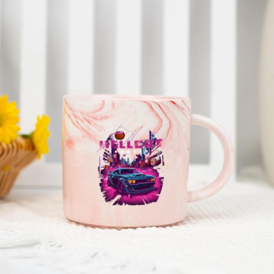 Hellcat SRT Marble Mugs
