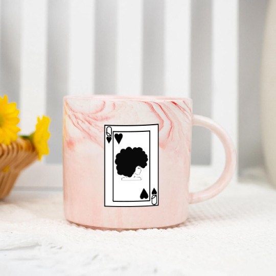 Black Queen Marble Mugs