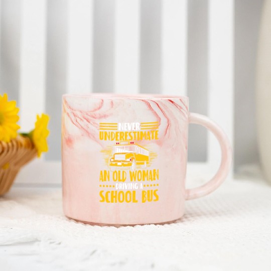 School Bus Driver Marble Mugs