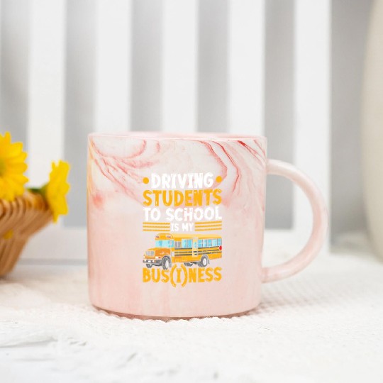 School Bus Driver Marble Mugs