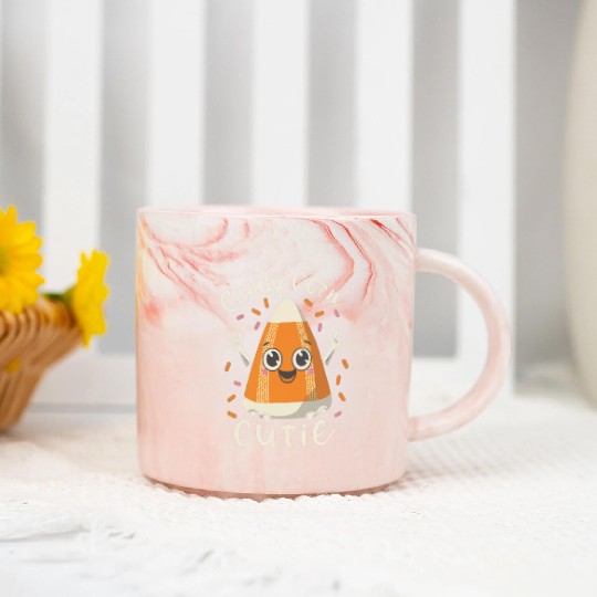 candy corn cutie Halloween Gift Marble Mugs
