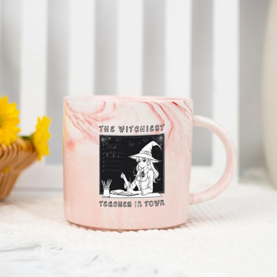 The witchiest teacher in town Anime Witch Marble Mugs