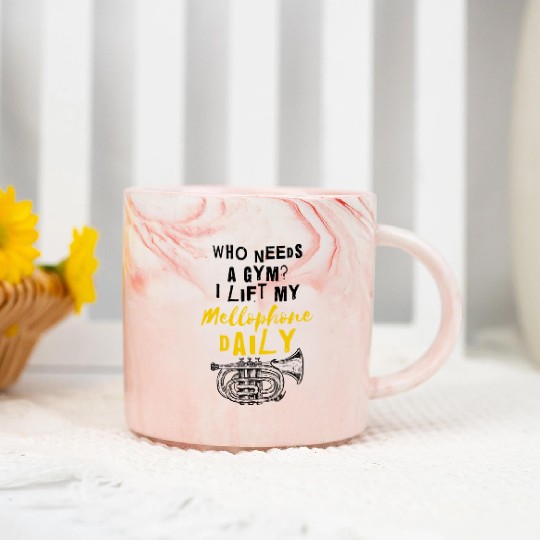 Mellophonist Musical Instrument Orchestra Marble Mugs