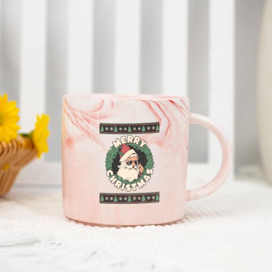 Christmas Cheer: Have a Holly Jolly Christmas! Marble Mugs