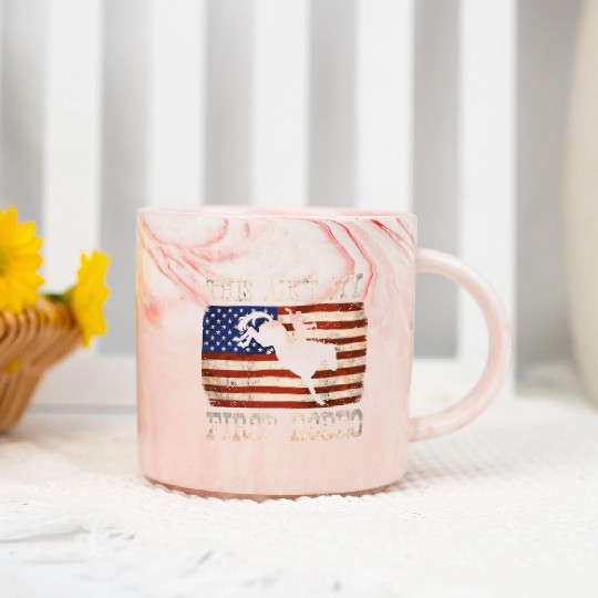 This Ain't My First Rodeo - Rodeo Cowboy Western Marble Mugs