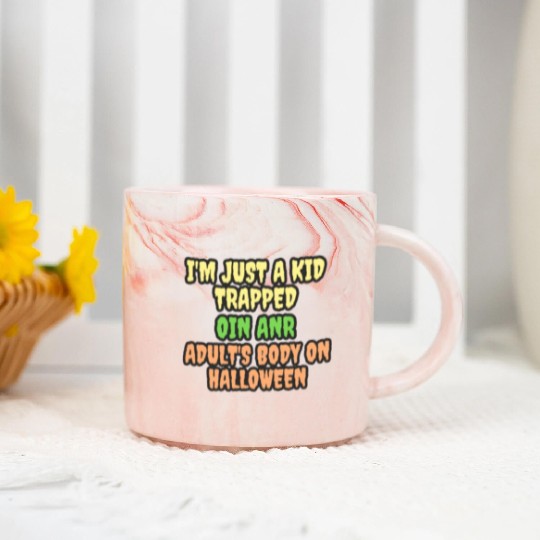 i'm just a kid trapped in an adult's body Marble Mugs