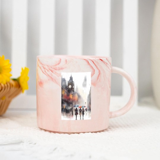 Good times in London Marble Mugs