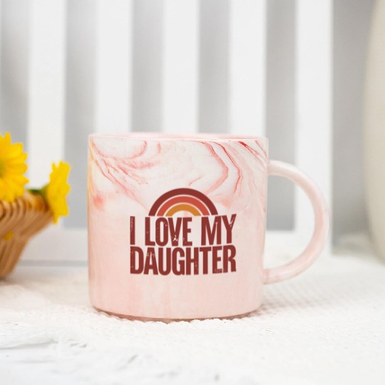 I love my daughter Marble Mugs