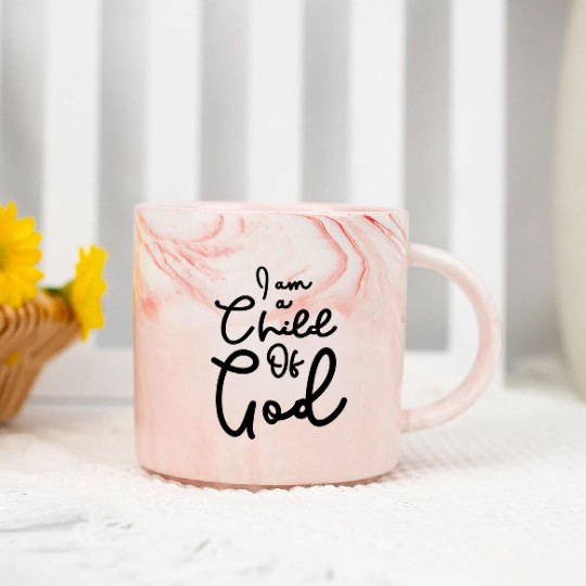 Child Of God - Embrace Your Divine Identity Marble Mugs