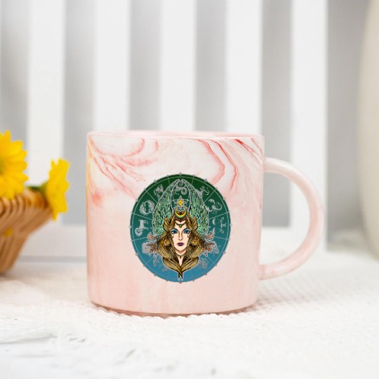 Virgo Zodiac star sign horoscope Astrology Marble Mugs