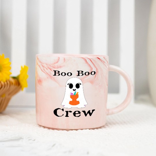Boo Boo Crew Marble Mugs