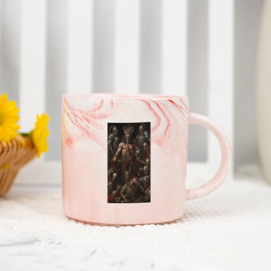 Undead Emperor Elder Vampire and lieutenants 4 Marble Mugs