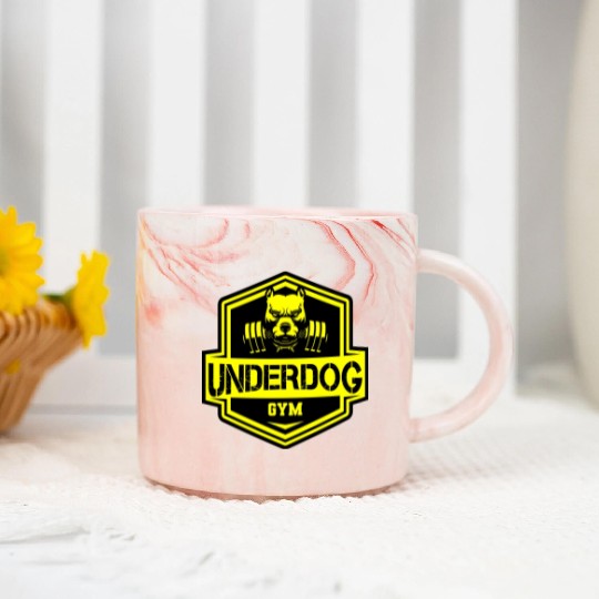 Pitbull - Underdog GYM Marble Mugs