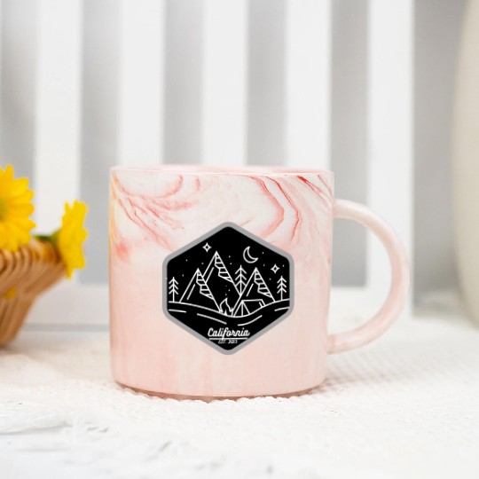 Midnight California Marble Mugs