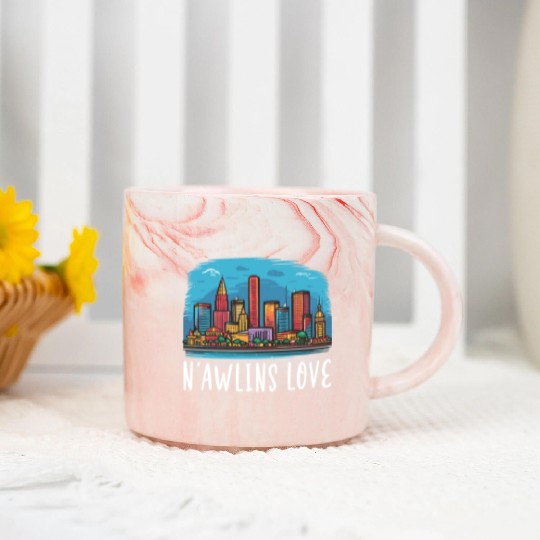 New Orleans Louisiana USA America United States Marble Mugs