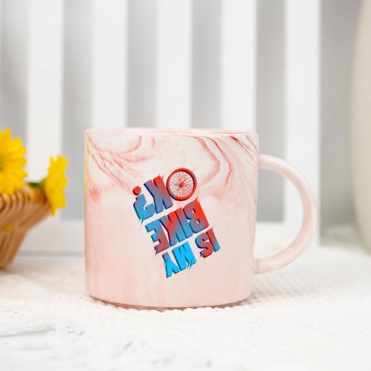 Funny Mountain Bike Tour Cycling Lover Bicycle Marble Mugs