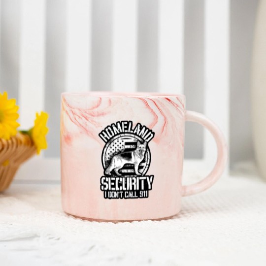 HOMELAND SECURITY Marble Mugs