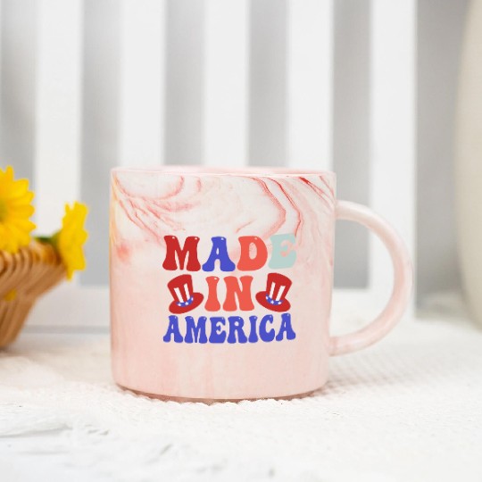 made in america Marble Mugs