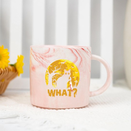 Cat What Gift For Cat Lover Marble Mugs