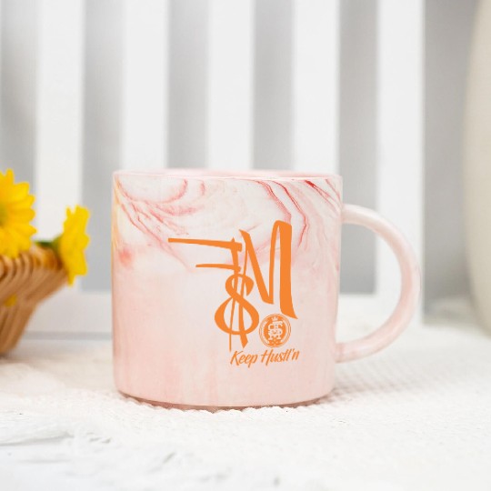 keep hustln Marble Mugs