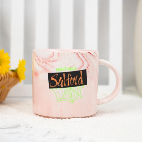 Salford - Fright Night  D83C DF19 D83D DC7B Marble Mugs