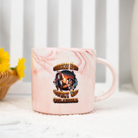Cherokee Spirit, Cowboy Grit: Oklahoma Marble Mugs