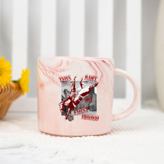 This Ant My First Rodeo Marble Mugs