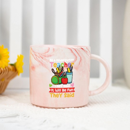 Be A Kindergarten Teacher Marble Mugs