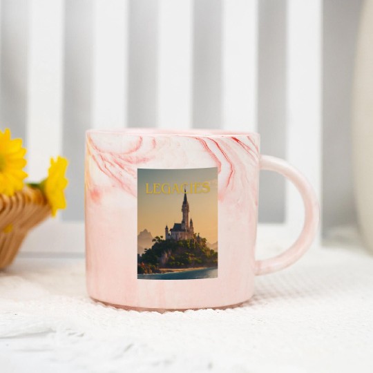 LONELY CASTLE Marble Mugs