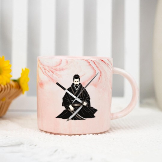 Japanese man Marble Mugs