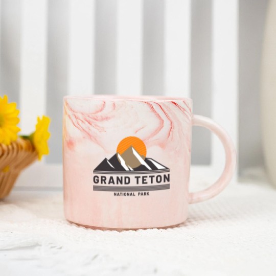 Grand Teton National Park Marble Mugs