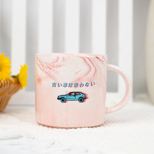 Japanese Car Marble Mugs