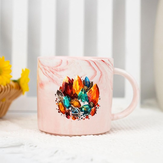 Lapidary Artist Gemstone Stone Collecting Stone Marble Mugs