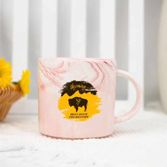 Mule Deer Foundation of Wyoming Marble Mugs