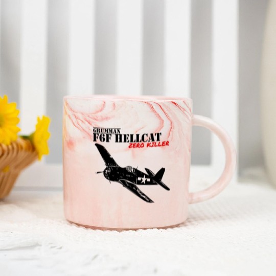 F6F Hellcat Marble Mugs