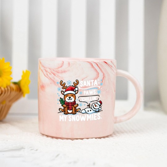 Winter Wonderland Embrace the Magic Marble Mugs