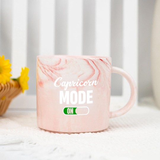 Capricorn Mode On Funny Horoscopes Astrophysics Marble Mugs