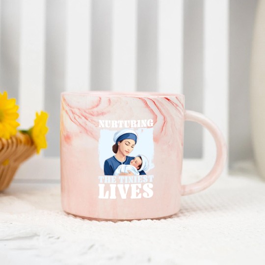 Registered Nurse Medical Medicine Neonatal Nurse Marble Mugs