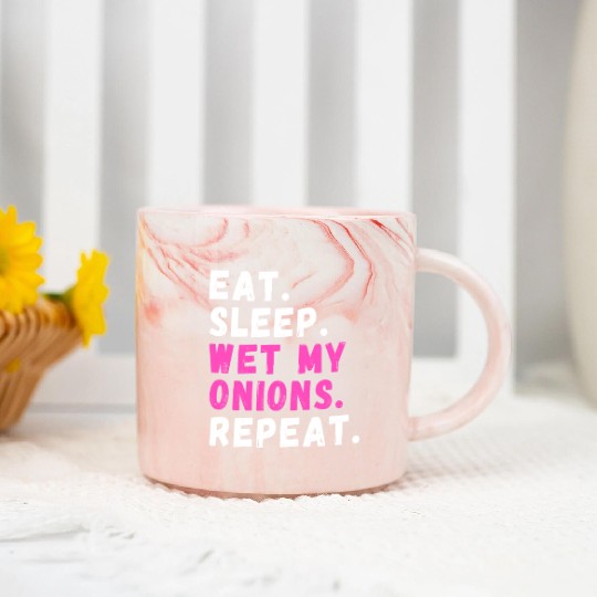 Onion Lover Planting Edible Garden Chef Marble Mugs