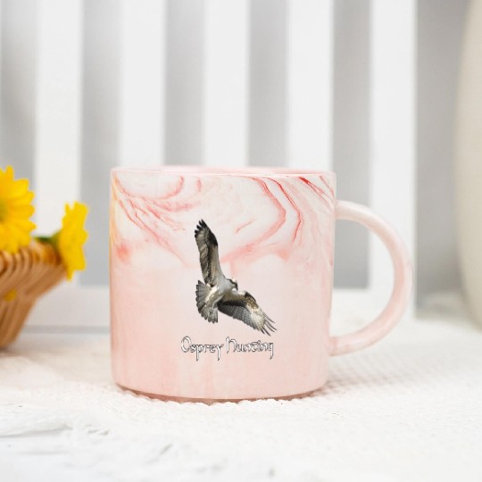 Osprey Hawk Marble Mugs