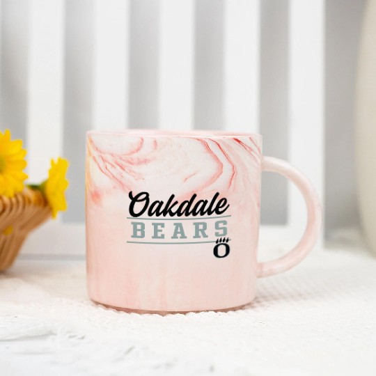 Oakdale High School Bears Marble Mugs