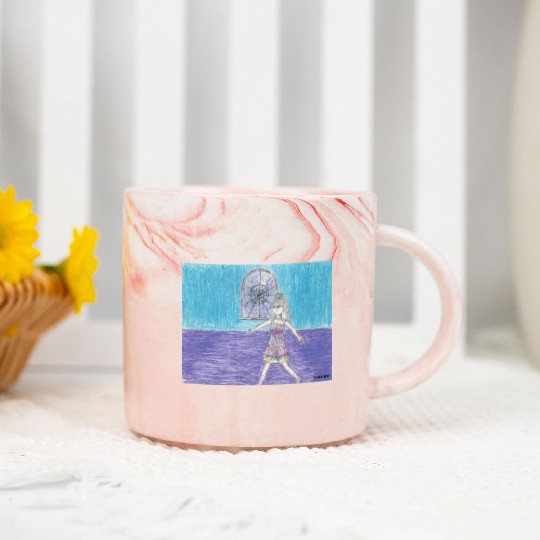 Dance of the Sugar Plum Fairy Nutcracker Scene Marble Mugs