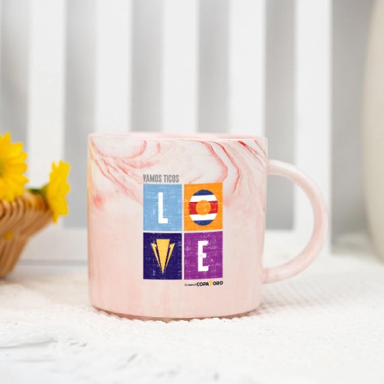 Costa Rica Gold Cup Editions Marble Mugs