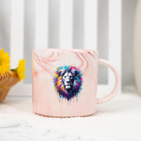 Sovereign Spectrum The Lion s Majesty Marble Mugs