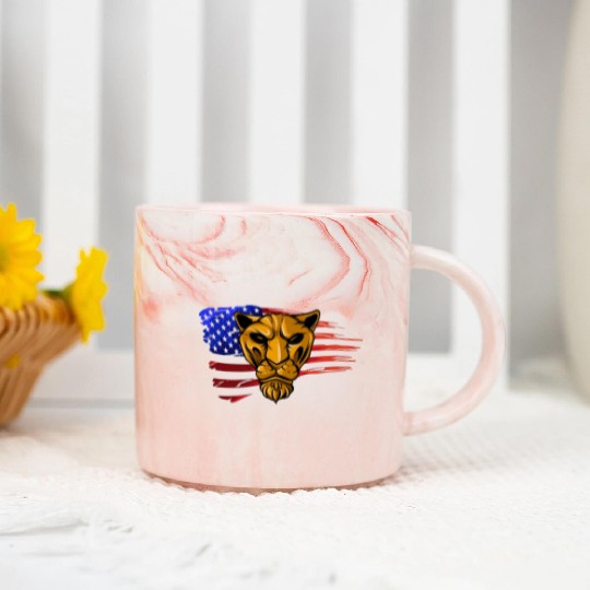 Lion Of Liberty Marble Mugs