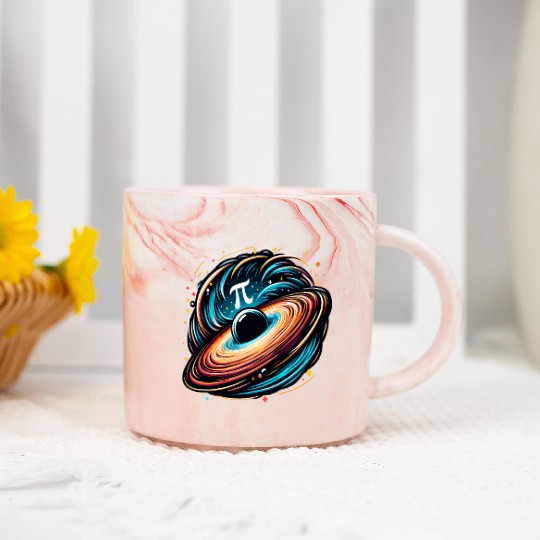 Funny Pi Day 2024 3,14 Pi Number Symbol Math Marble Mugs