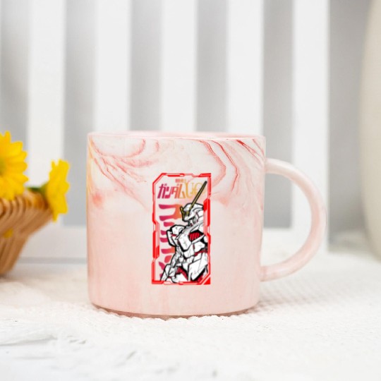 Gundam unicorn Marble Mugs