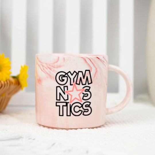 Gymnastics Star Gymnastics Gift Gymnast Girls Marble Mugs